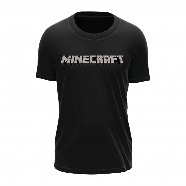 Minecraft Logo T-Shirt Black
